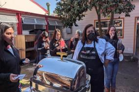 Sopaipillada en conmemoración al día de la cocina chilena